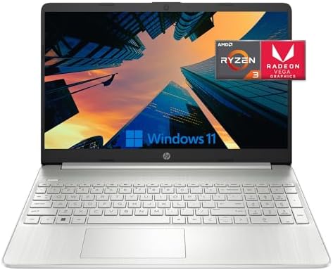 HP Pavilion Business Laptop, 15.6″ HD Display, AMD Ryzen 3 5300U (Beats i7-1065G7), AMD Radeon Graphics, Long Battery Life, Bluetooth, Webcam, Wi-Fi, w P500 SSD, Win11 (16GB RAM | 1TB PCIe SSD)