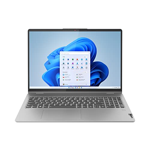 Lenovo IdeaPad Flex 5 – (2023) – Everyday Notebook – 2-in-1 Laptop – Windows 11 – 16″ WUXGA Touchscreen – 16GB Memory – 512GB Storage – AMD Ryzen 7 7730U – Fingerprint Reader – Arctic Grey