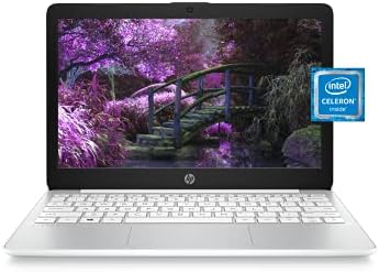 HP Stream 11 Laptop, Intel Celeron N4020, 4 GB RAM, 64 GB Storage, 11.6” HD Anti-Glare Display, Windows 11, Long Battery Life, Thin & Portable, Includes Microsoft 365 (11-ak0040nr, 2021 Diamond White)