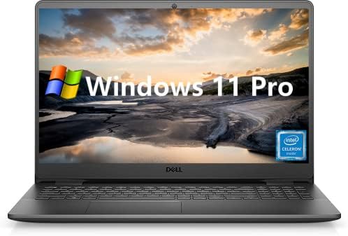 Dell Inspiron 3000 Business Laptop, 15.6 HD Display, Intel Celeron N4020 Processor, Windows 11 Pro, 16GB RAM, 1TB HDD, Intel UHD Graphics, WiFi, HDMI, Webcam, Bluetooth, SD Card Reader, Black